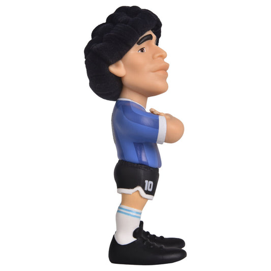 Figura MINIX de Maradona con camiseta azul y blanca y dorsal 10 - 2