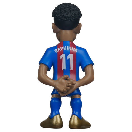 Figura MINIX de Raphinha con la equipación del F.C. Barcelona en su caja - 5