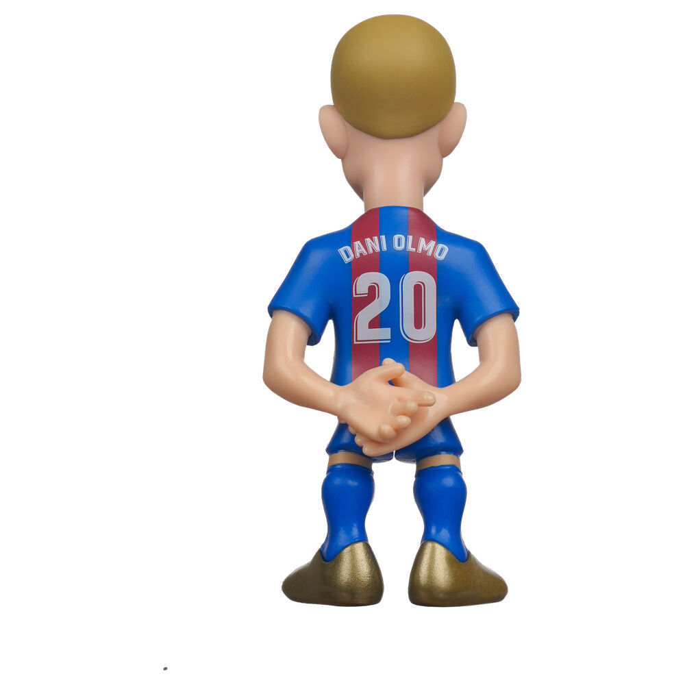 Figura MINIX de Dani Olmo con la equipación del F.C. Barcelona en su caja - 5