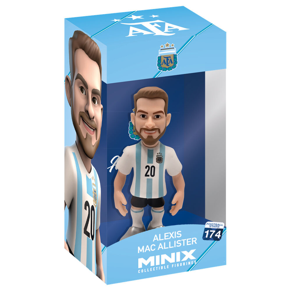 Figura MINIX de Mac Allister con camiseta de Argentina y dorsal 20 - 5