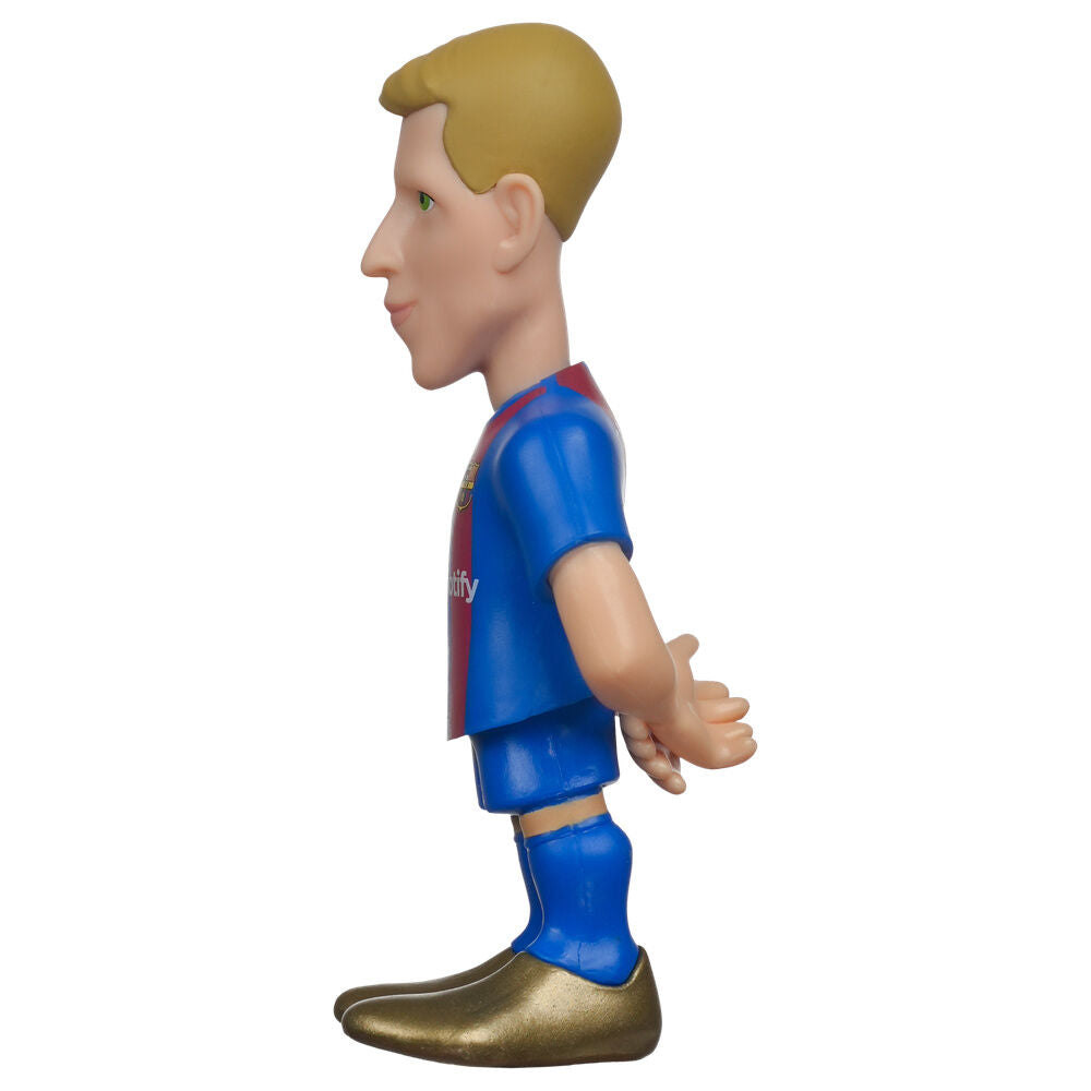 Figura MINIX de Dani Olmo con la equipación del F.C. Barcelona en su caja - 6
