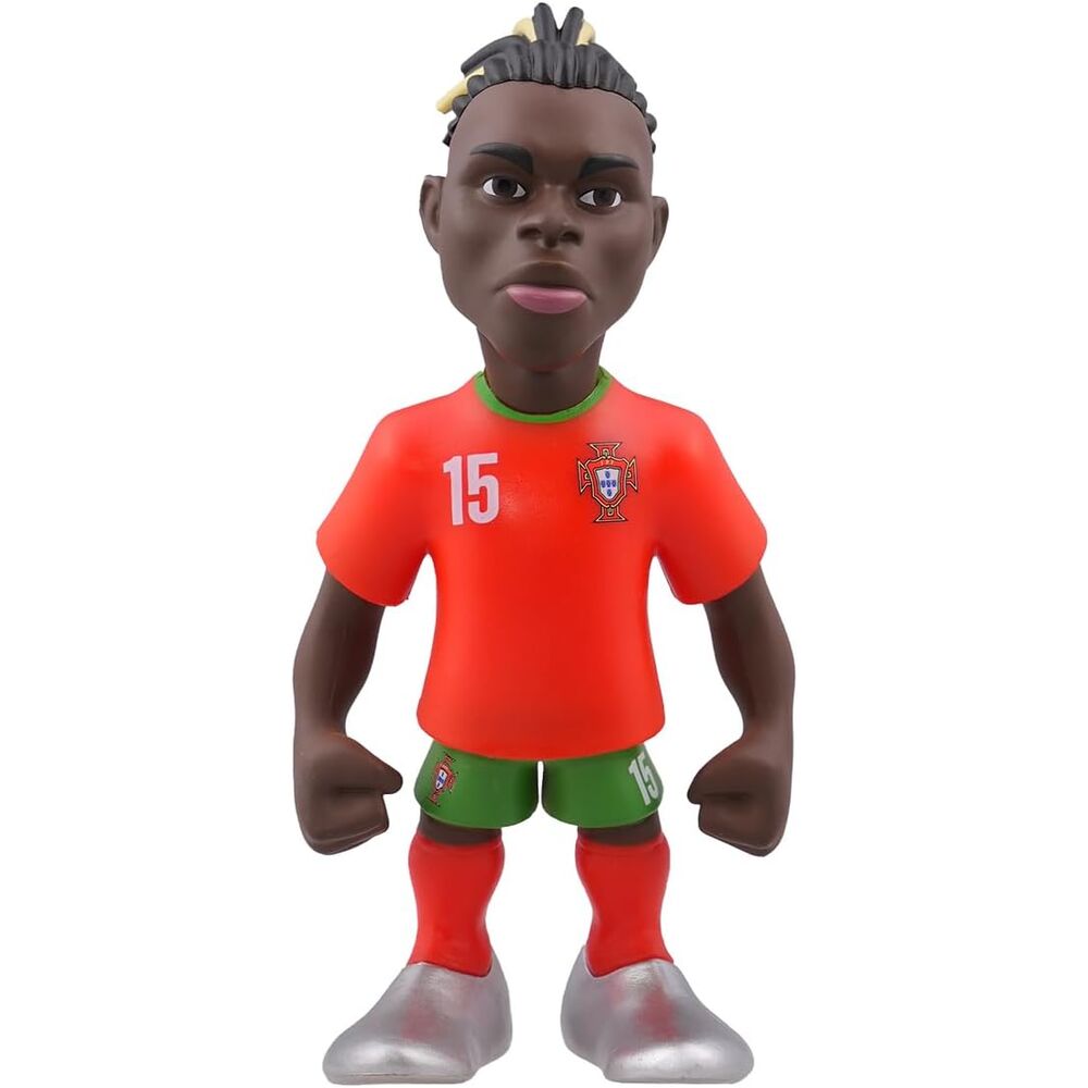Figura MINIX de Rafael Leão con la equipación de Portugal en su caja - 4