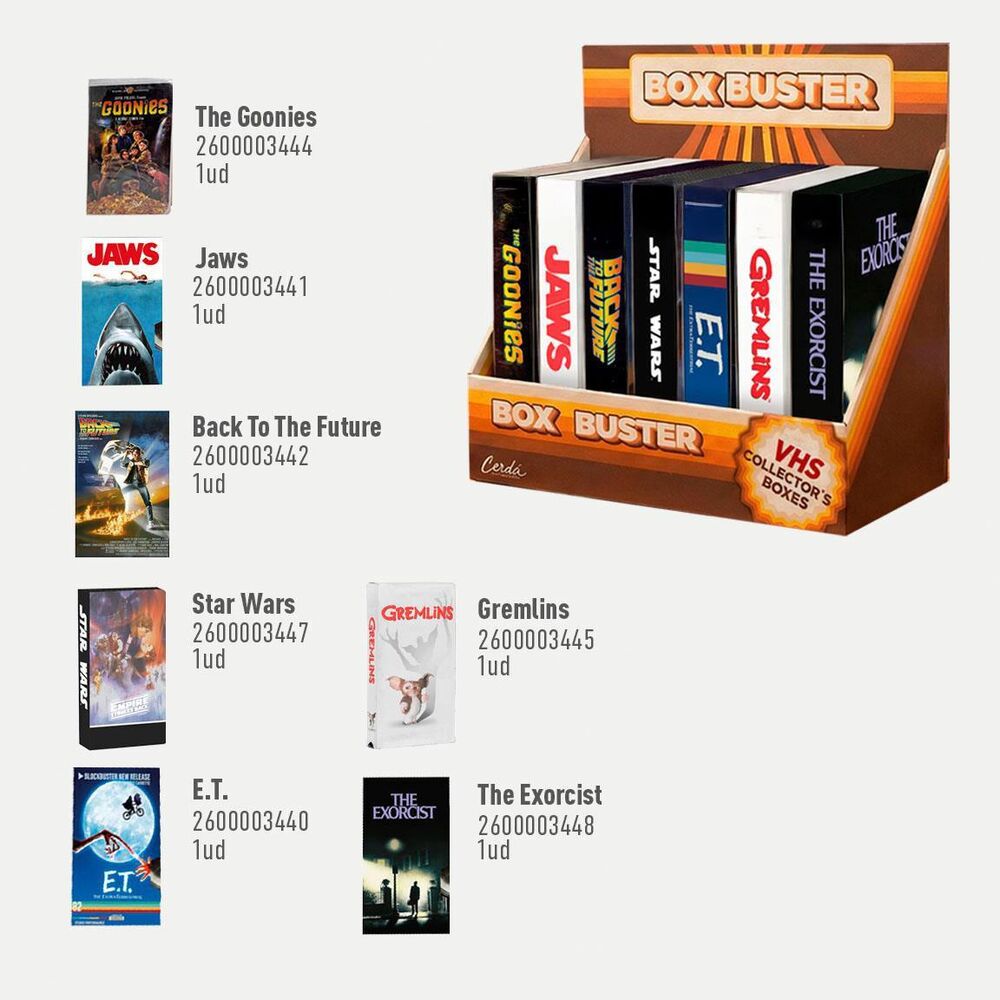 Set regalo Box Buster surtido CERDÁ con diseños de películas - 2
