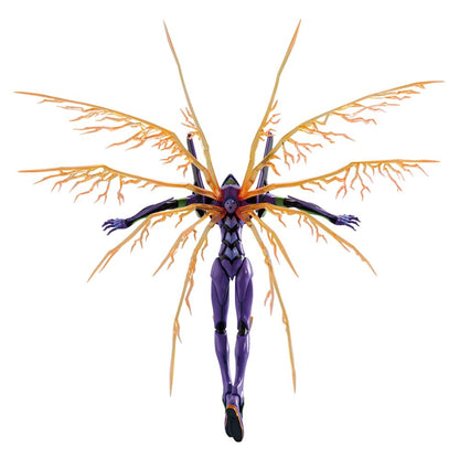 Figura Ichibansho de Evangelion en tonos morados con extensiones anaranjadas - 3