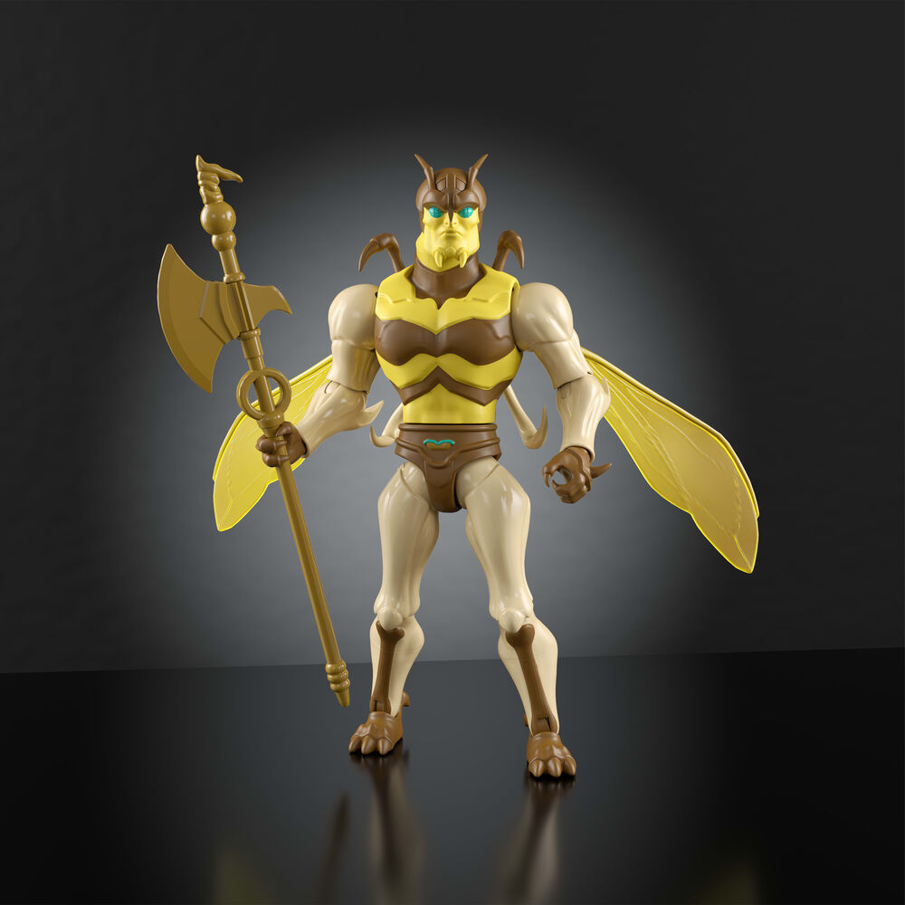 Figura articulada Buzz-Off de Masters of the Universe Origins con alas y arma - 6
