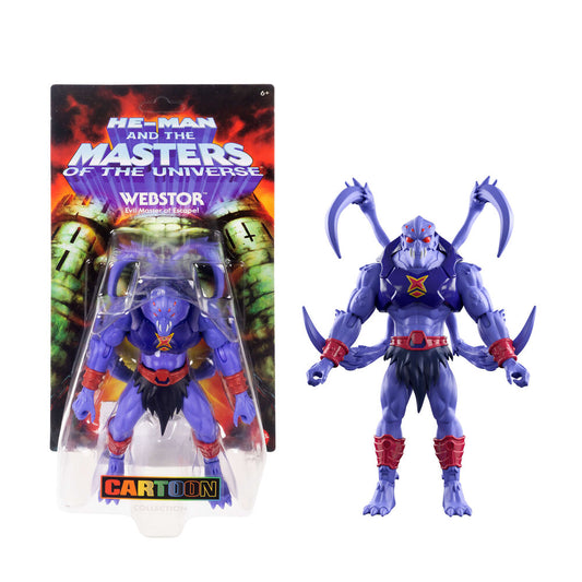 Figura articulada Webstor de Masters of the Universe Origins en morado y rojo - 2
