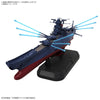 Maqueta Deluxe Space Battleship Yamato 3199 de Bandai Hobby sobre base negra