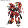 Maqueta HG del mecha Alteisen Riese en rojo, blanco, negro y dorado