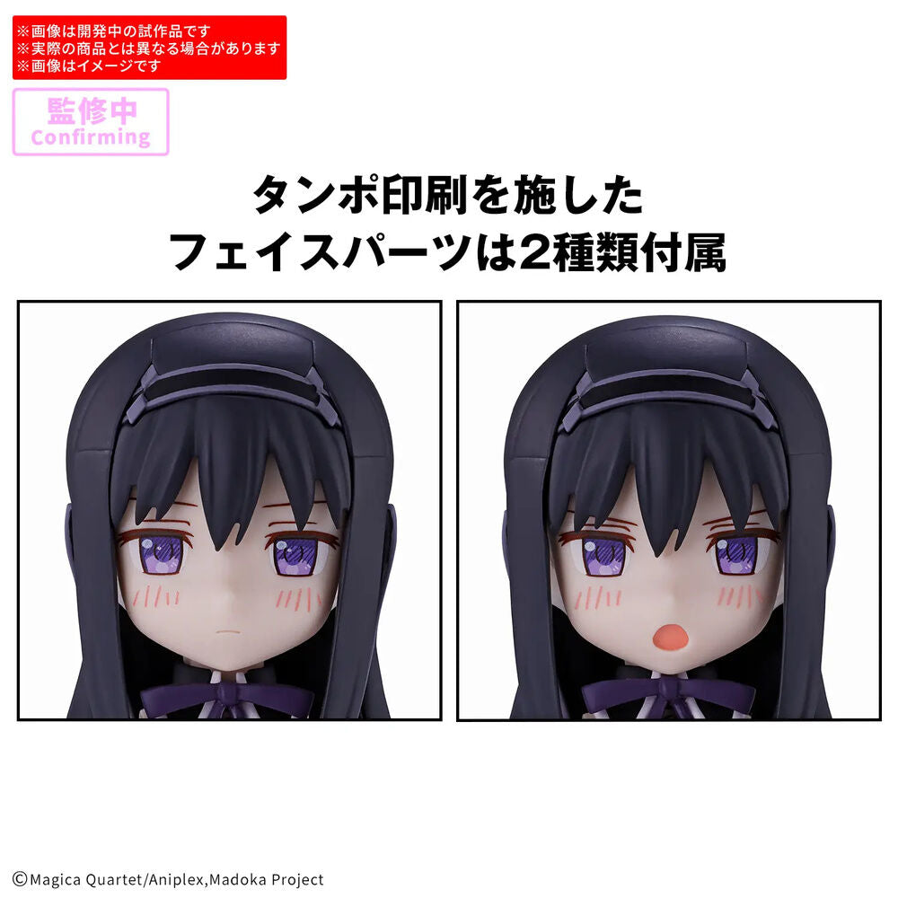 Figura articulada de Homura Akemi con vestido blanco y violeta - 2