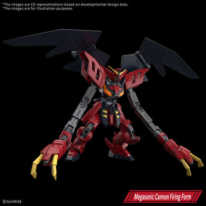 Maqueta Gundam Virsago HG 1/144 en rojo y negro - 4