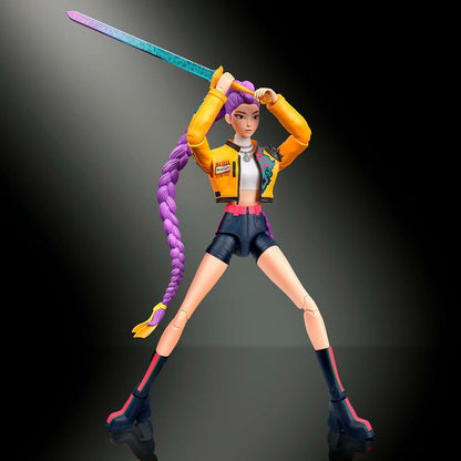 Figura articulada de Rumi de KPop Demon Hunters con espada y accesorios - 2