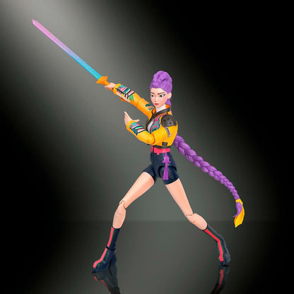 Figura articulada de Rumi de KPop Demon Hunters con espada y accesorios - 3