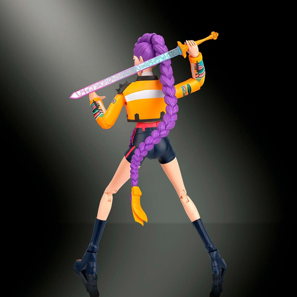 Figura articulada de Rumi de KPop Demon Hunters con espada y accesorios - 4