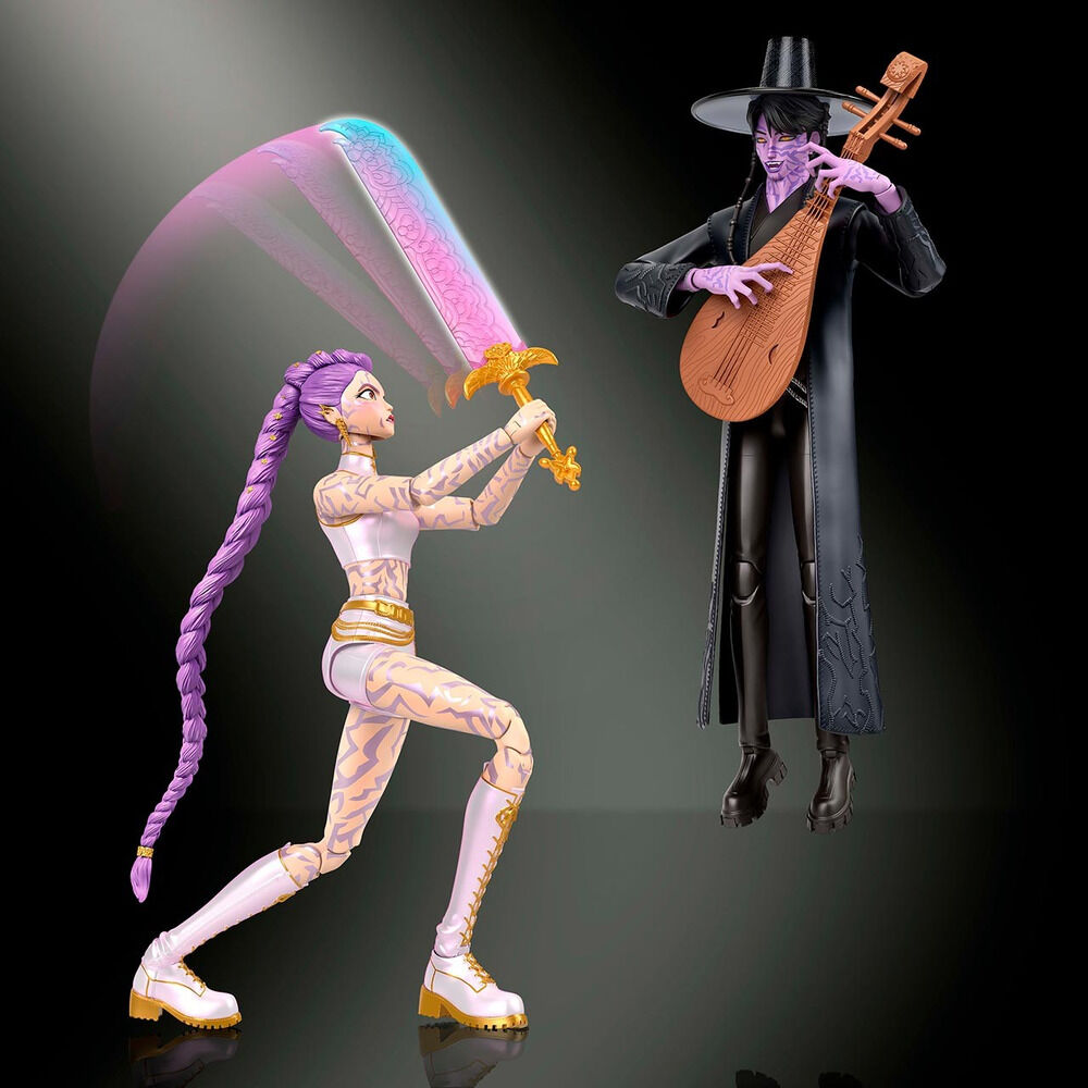 Blíster Mattel con figuras articuladas de Rumi y Jinu de KPop Demon Hunters - 5
