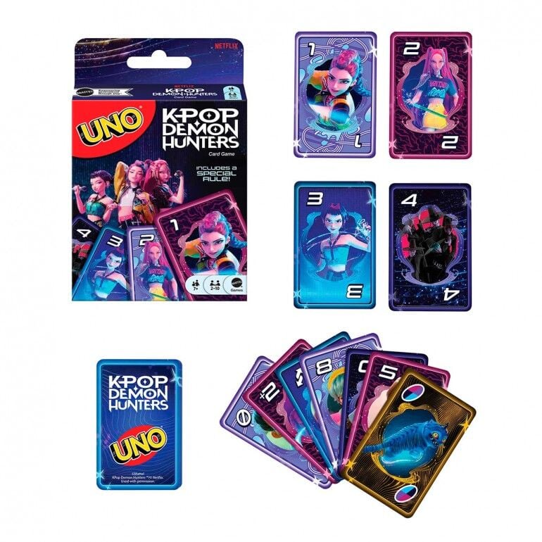 Juego de cartas UNO KPop Demon Hunters de Mattel - 3