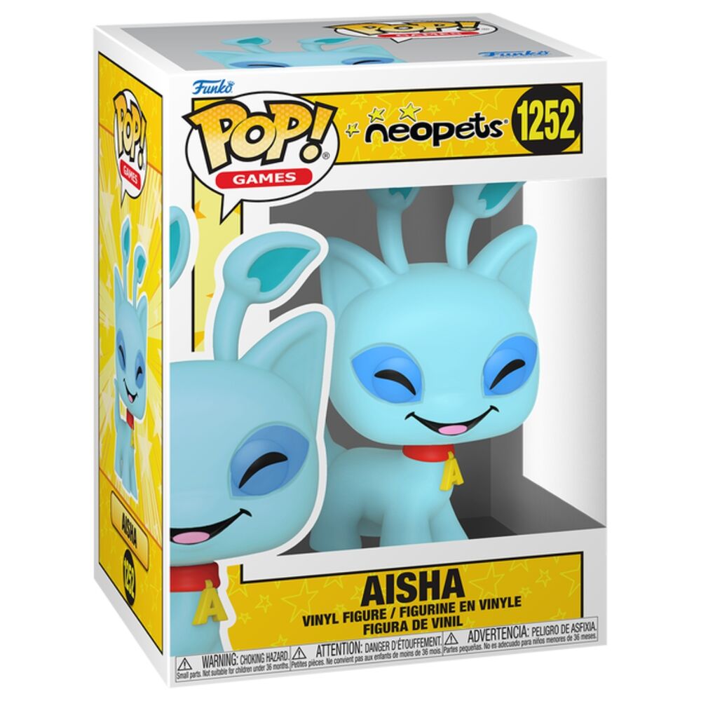 Figura FUNKO POP! de Aisha de Neopets en color turquesa - 2
