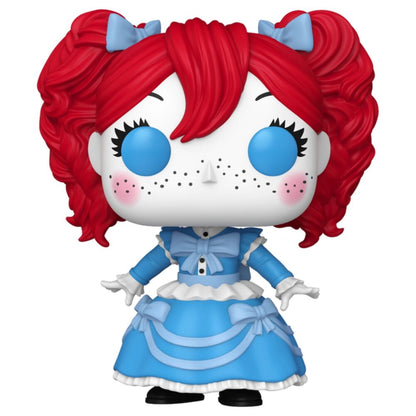 Figura Funko POP! de Poppy de Poppy Playtime con vestido azul y cabello rojo