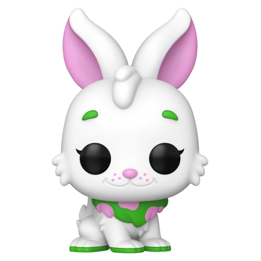 Figura Funko POP! Neopets Cybunny blanca con orejas rosas y conjunto verde