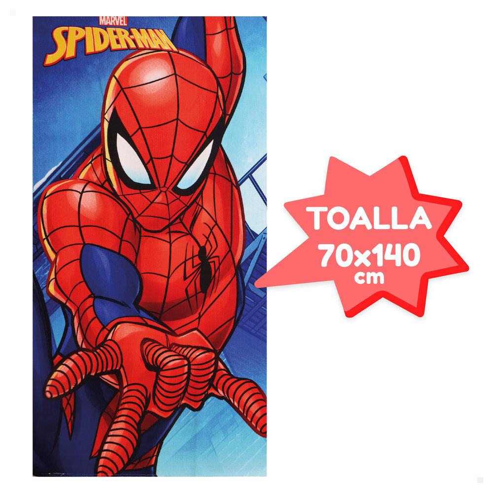 Set de playa Spider-Man Marvel con cubo, accesorios, toalla y bolsa - 3