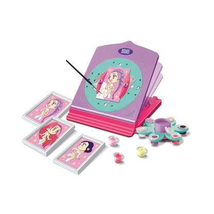 Kit CreArt KPop Demon Hunters con pinturas, pincel y tres cuadros - 2