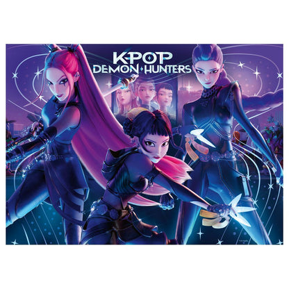 Puzzle KPop Demon Hunters de Ravensburger con tres protagonistas - 4