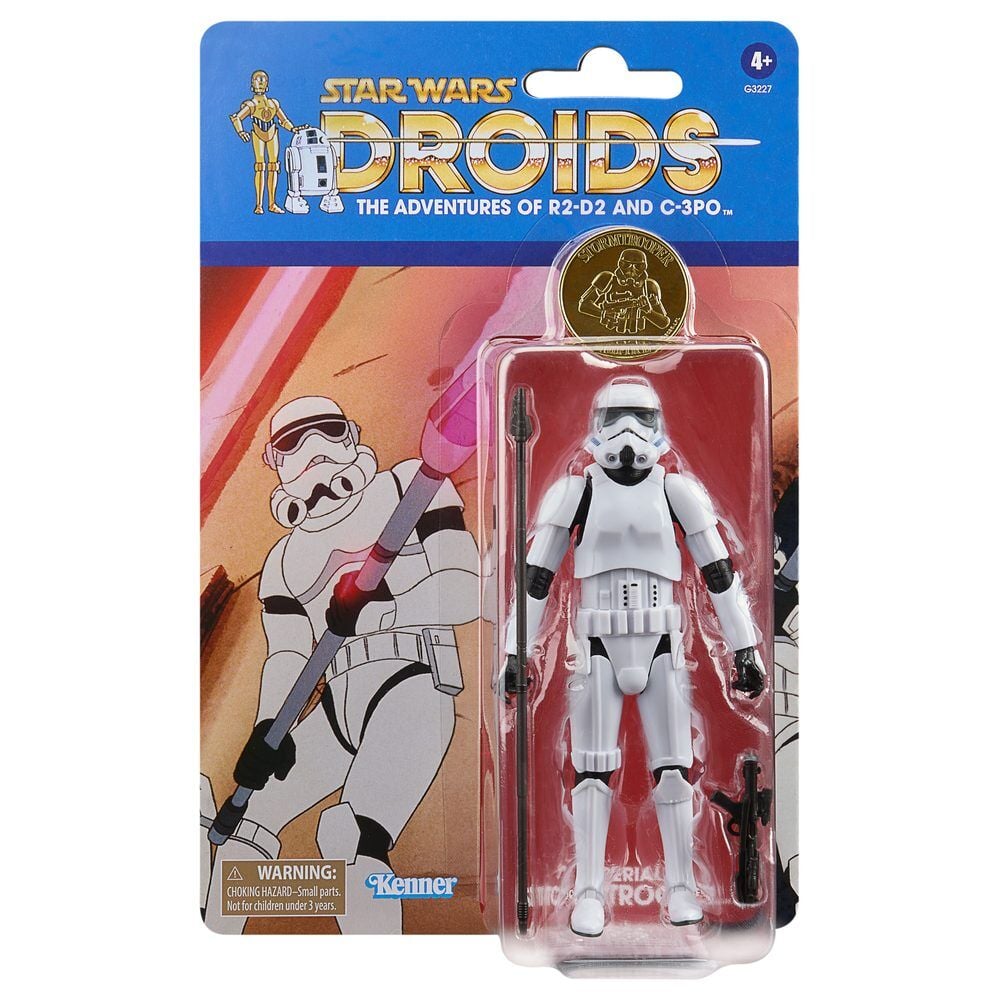 Figura Imperial Stormtrooper de Star Wars Droids en blíster