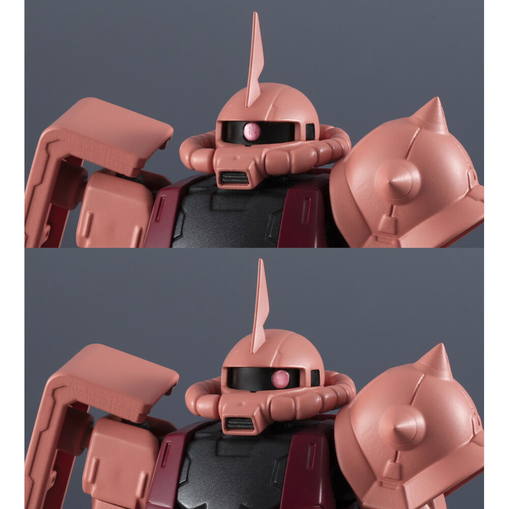 Figura MS-06S Char's Zaku II Renewal de 15 cm con armadura rojiza y armamento - 2