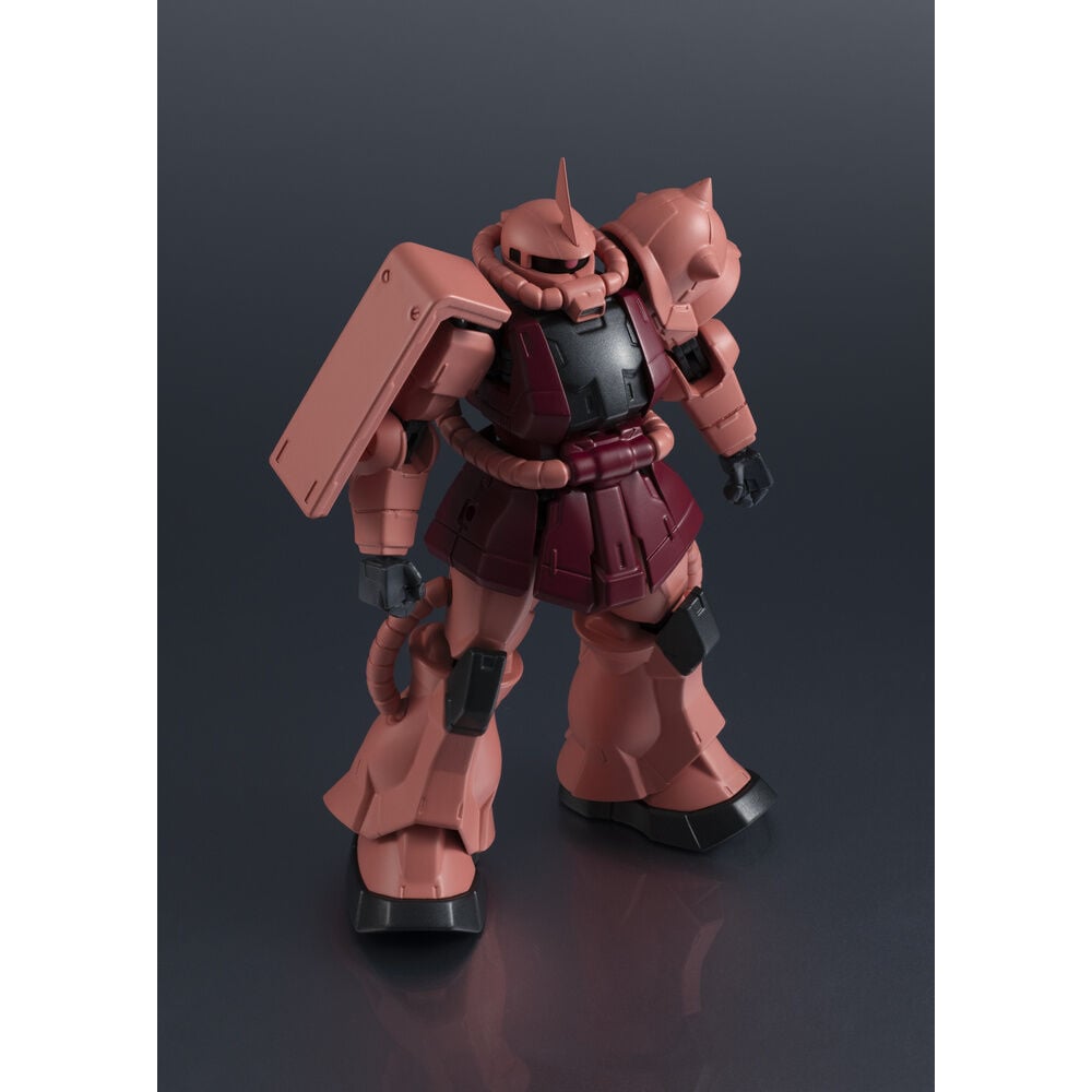 Figura MS-06S Char's Zaku II Renewal de 15 cm con armadura rojiza y armamento - 3