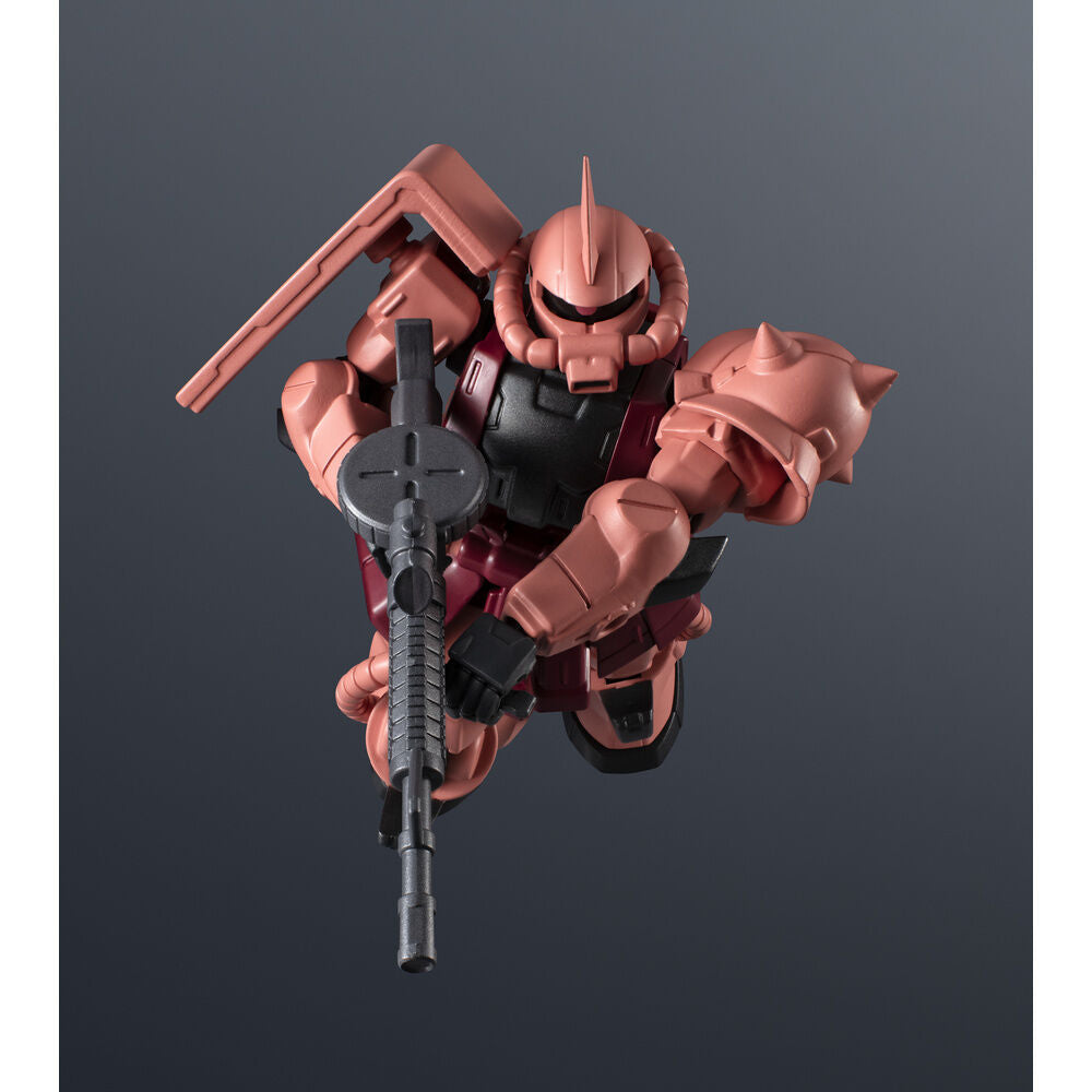 Figura MS-06S Char's Zaku II Renewal de 15 cm con armadura rojiza y armamento - 5