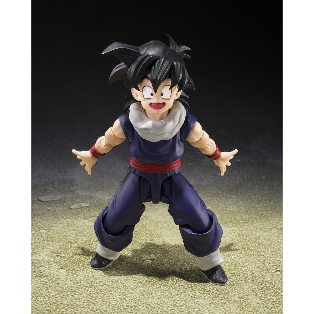 Figura S.H. Figuarts de Son Gohan con ropa morada y bufanda blanca - 5