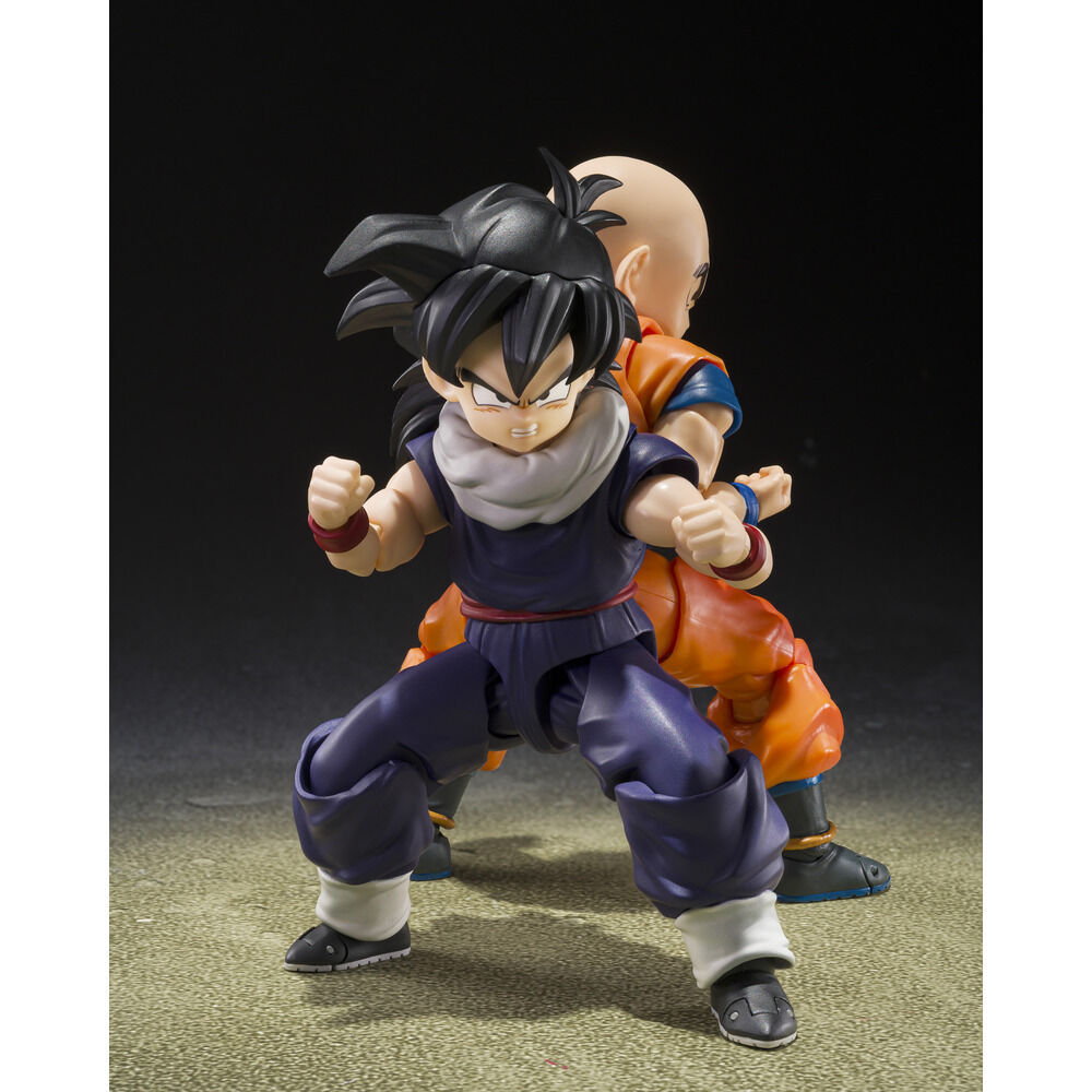 Figura S.H. Figuarts de Son Gohan con ropa morada y bufanda blanca - 6