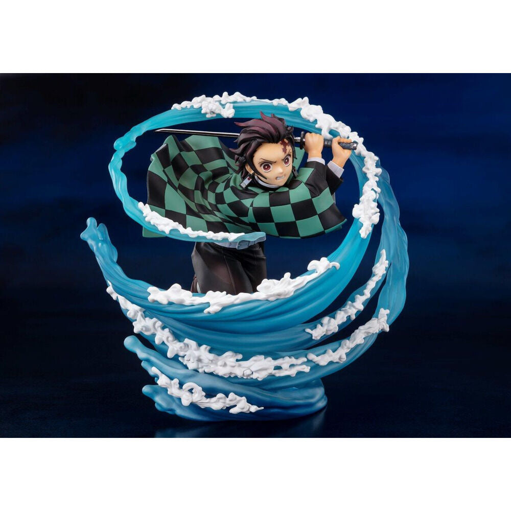 Figura S.H. Figuarts de Tanjiro Kamado con efecto de agua