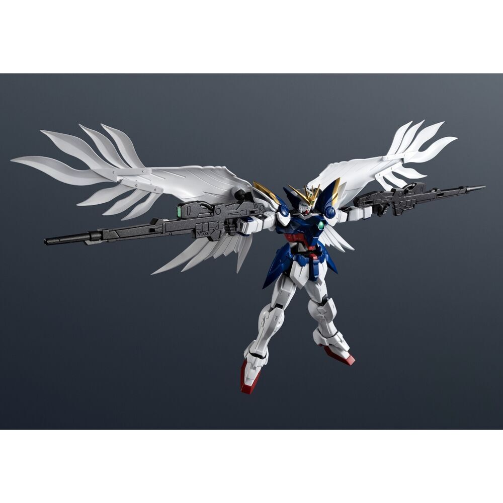 Figura Wing Gundam Zero (EW) de 15 cm con alas blancas y accesorios - 3