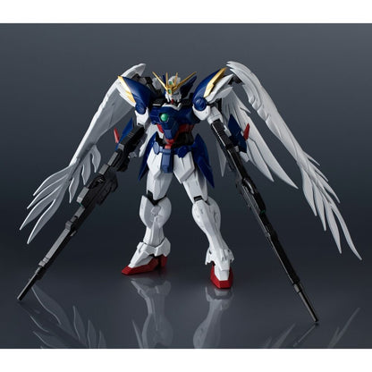 Figura Wing Gundam Zero (EW) de 15 cm con alas blancas y accesorios