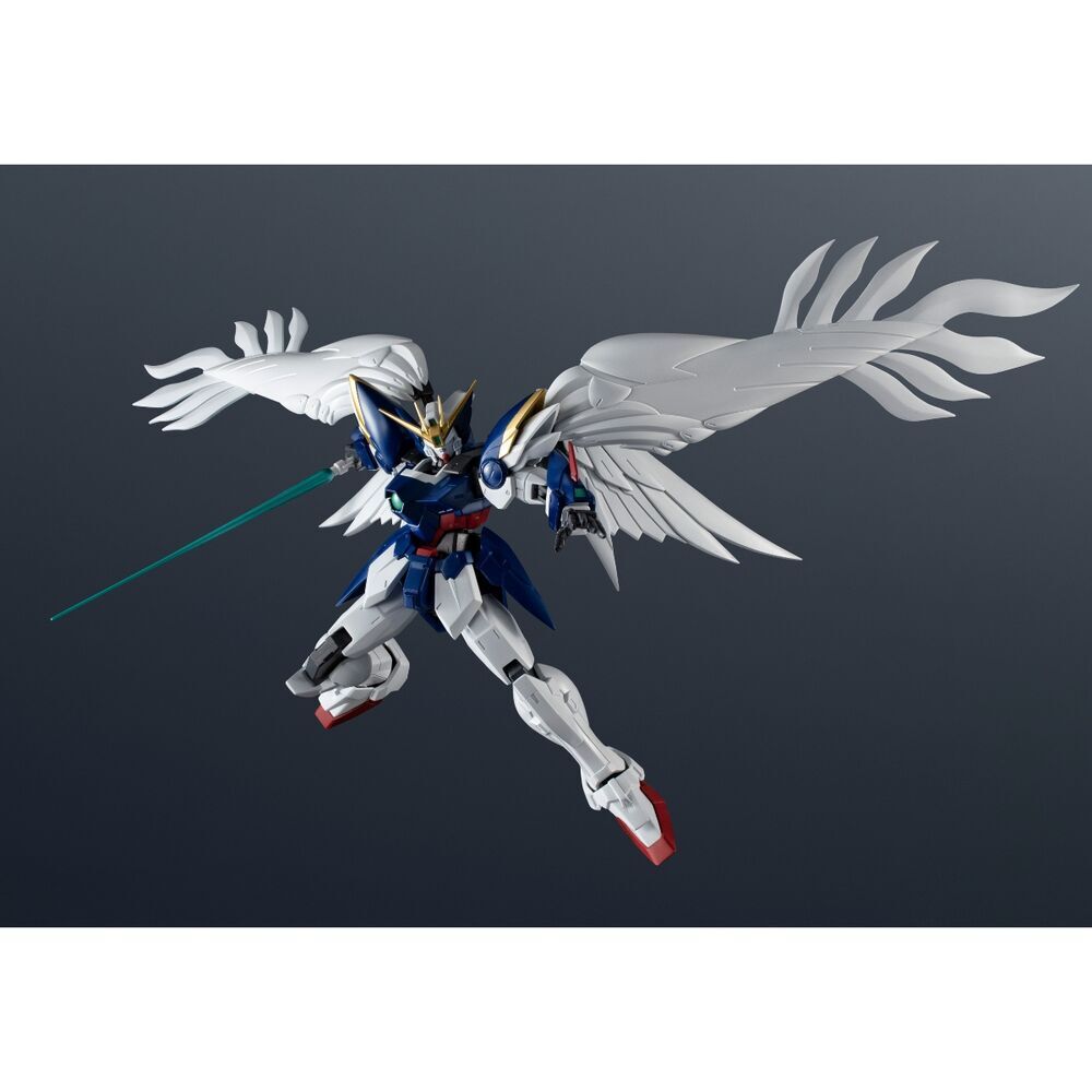 Figura Wing Gundam Zero (EW) de 15 cm con alas blancas y accesorios - 5