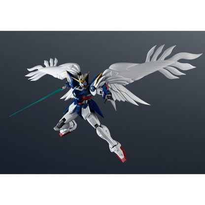 Figura Wing Gundam Zero (EW) de 15 cm con alas blancas y accesorios - 5