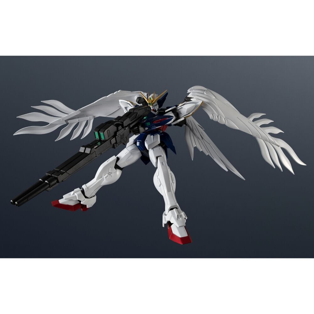 Figura Wing Gundam Zero (EW) de 15 cm con alas blancas y accesorios - 6
