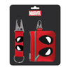 Set rojo de monedero y llavero Deadpool Marvel