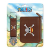 Set de cartera marrón y llavero One Piece