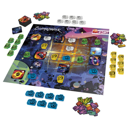Juego de mesa Cosmolancer de Hasbro con tablero y fichas espaciales - 3