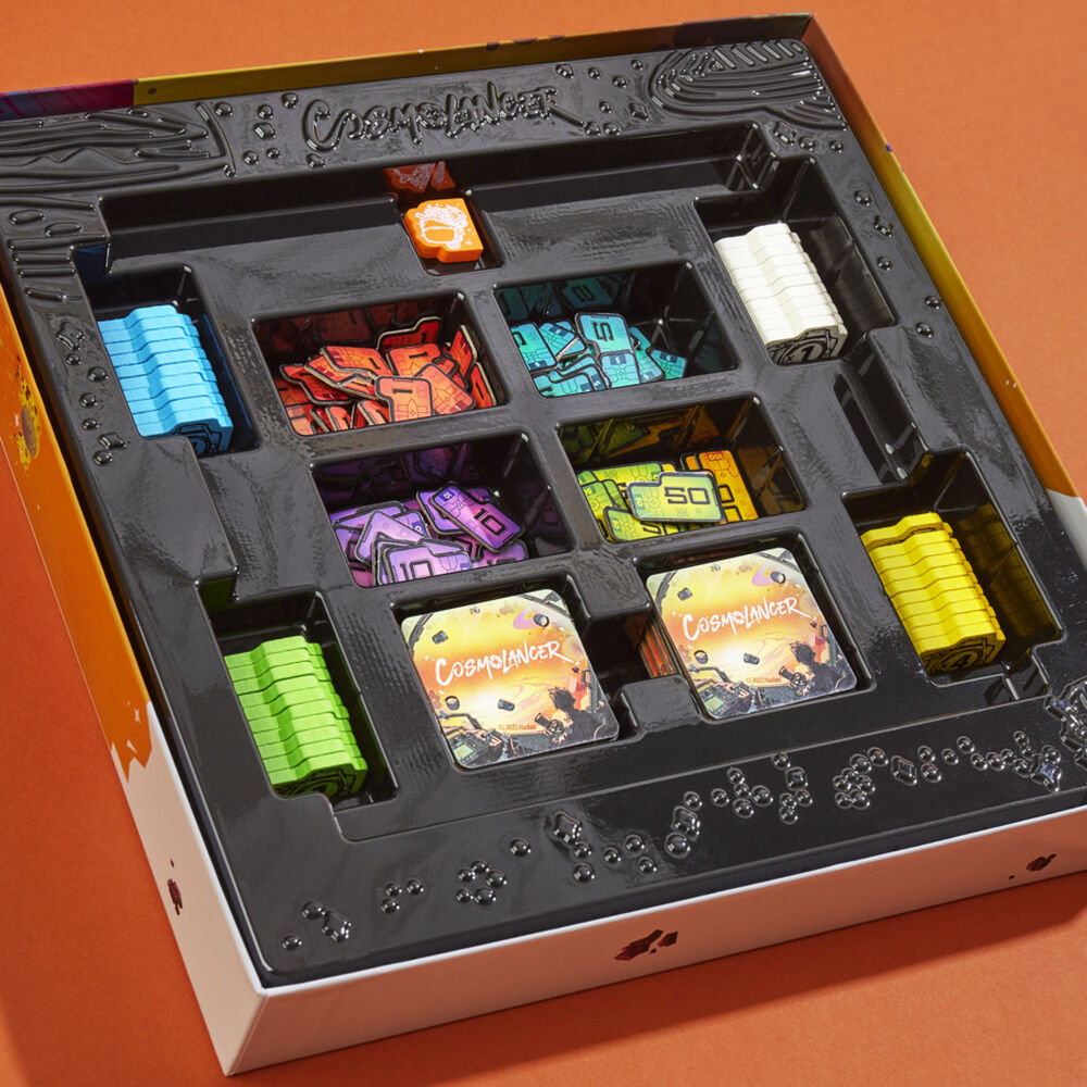 Juego de mesa Cosmolancer de Hasbro con tablero y fichas espaciales - 6