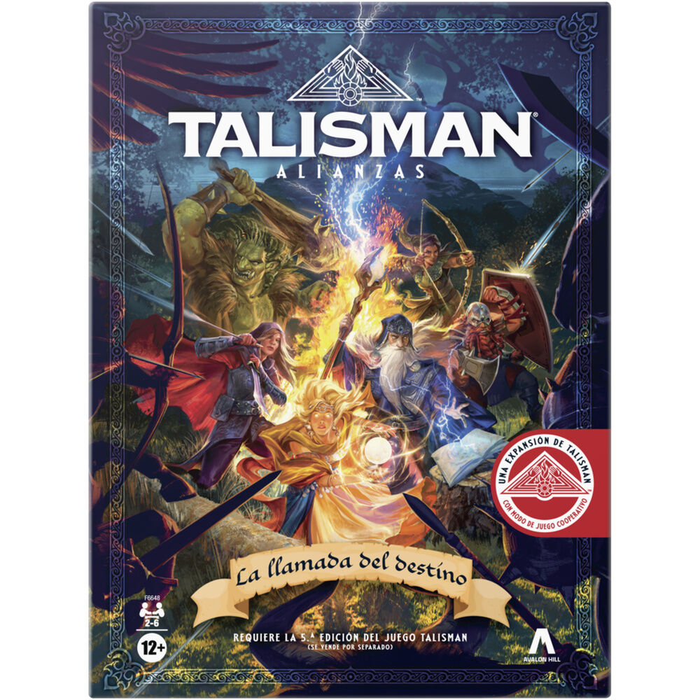 Caja de la expansión de juego de mesa Talisman Alianzas: La llamada del destino