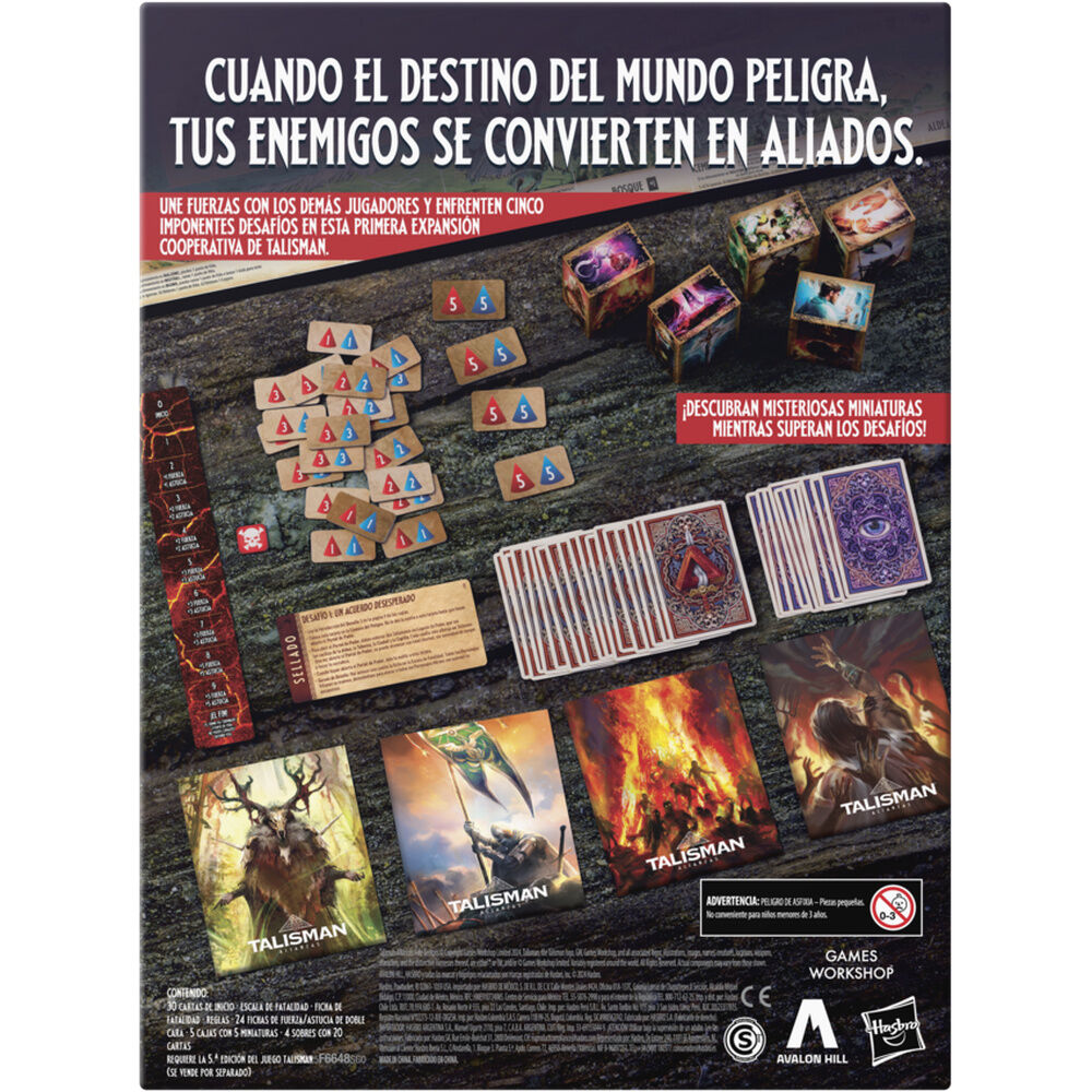 Caja de la expansión de juego de mesa Talisman Alianzas: La llamada del destino - 7