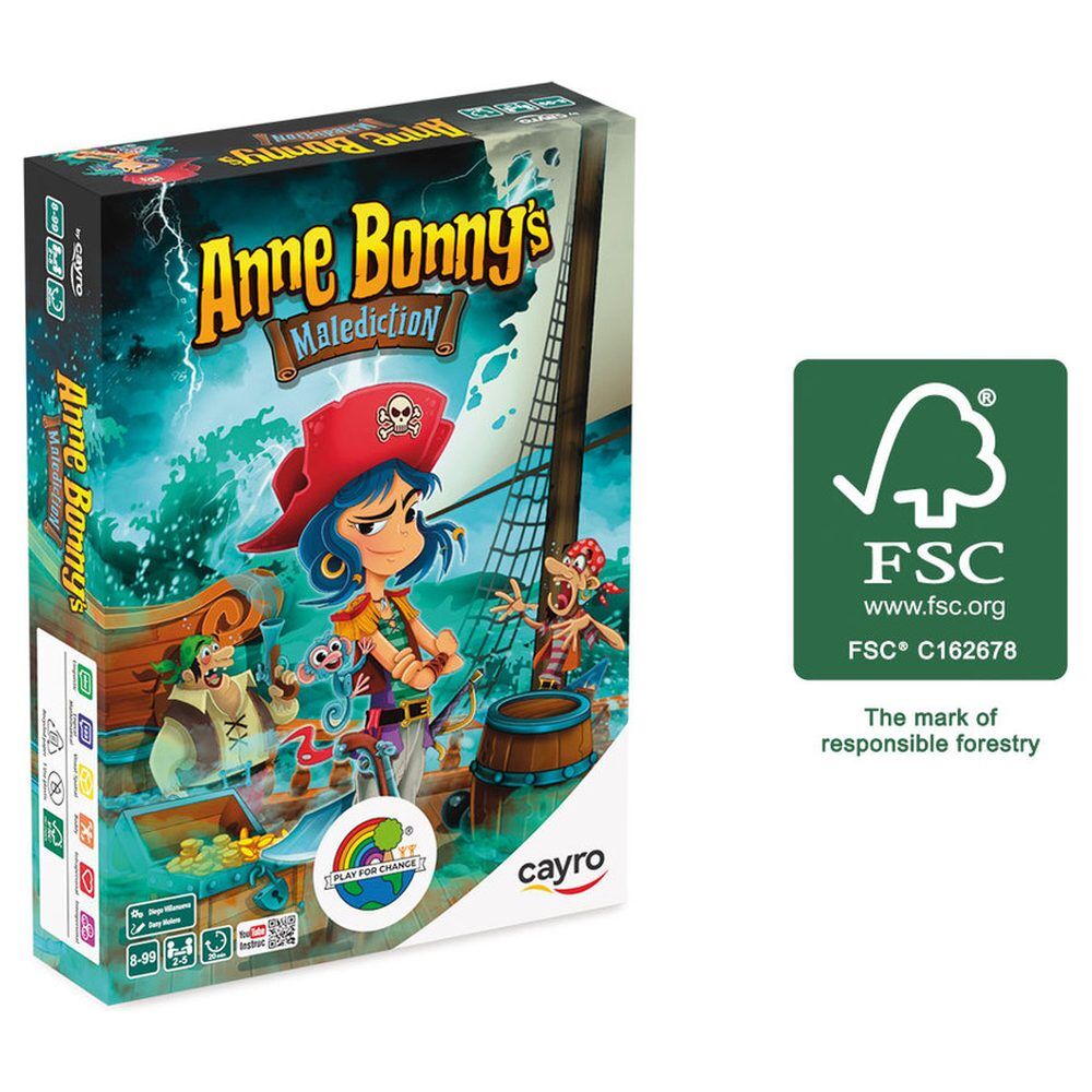 Caja del juego de mesa Anne Bonny's Malediction de CAYRO