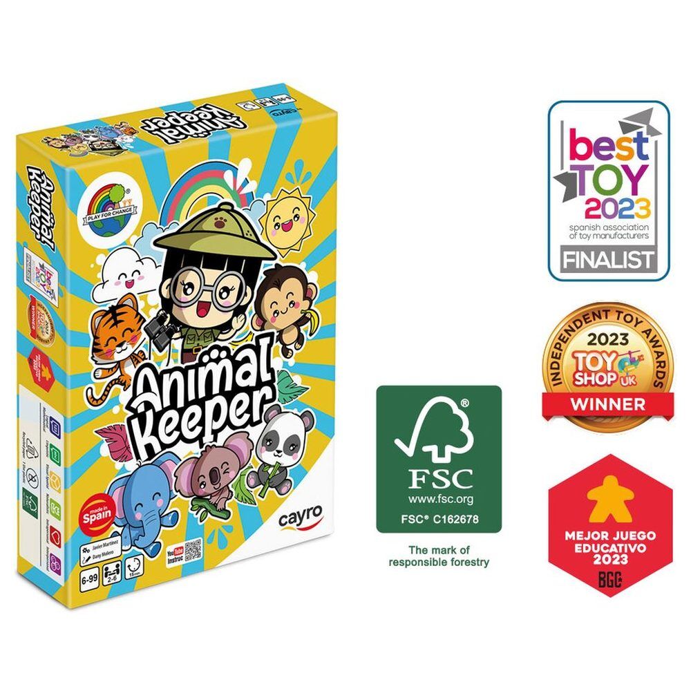 Caja del juego de mesa Animal Keeper de CAYRO