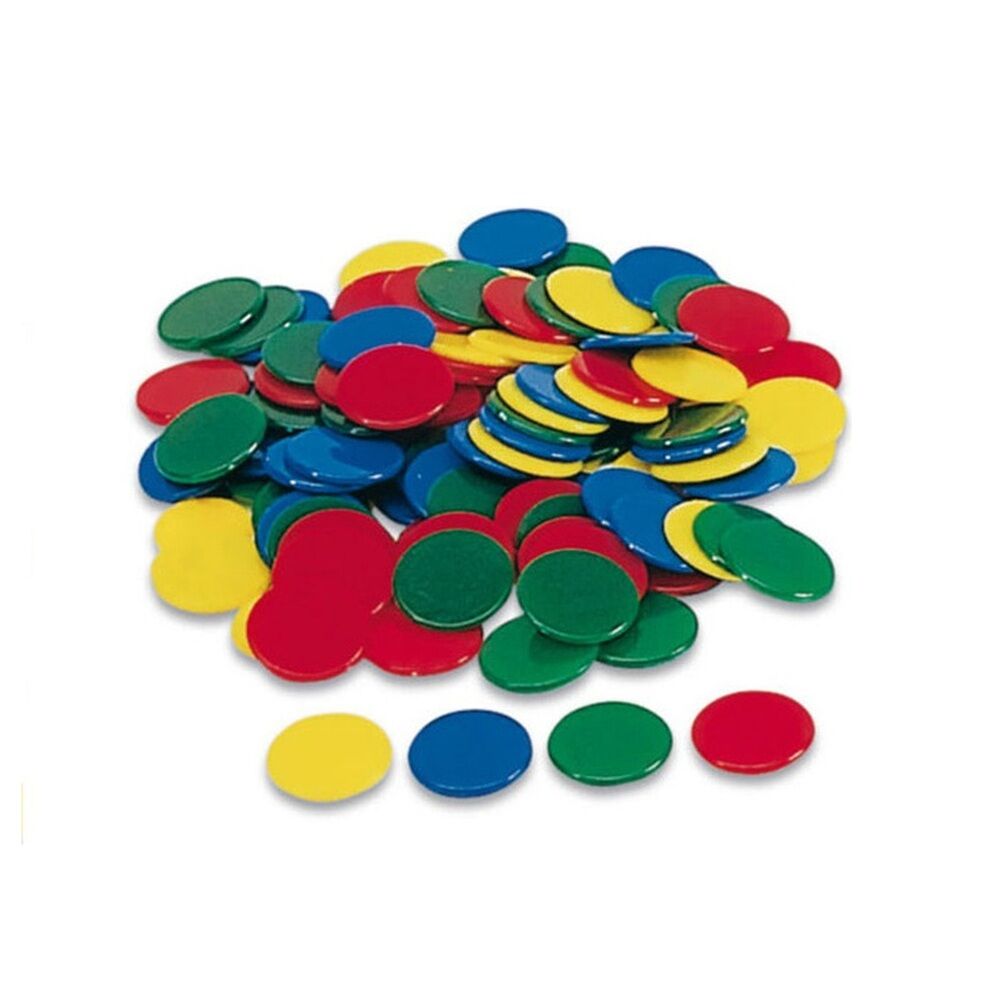 Set CAYRO de 100 fichas redondas de colores