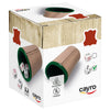 Cubilete CAYRO beige con cinco dados de 16 mm
