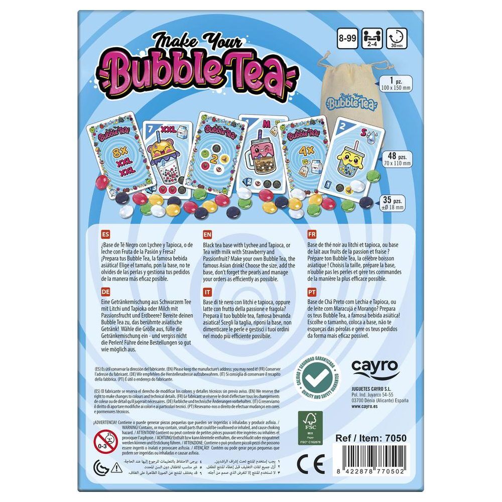 Caja del juego de mesa CAYRO Make Your Bubble Tea - 2