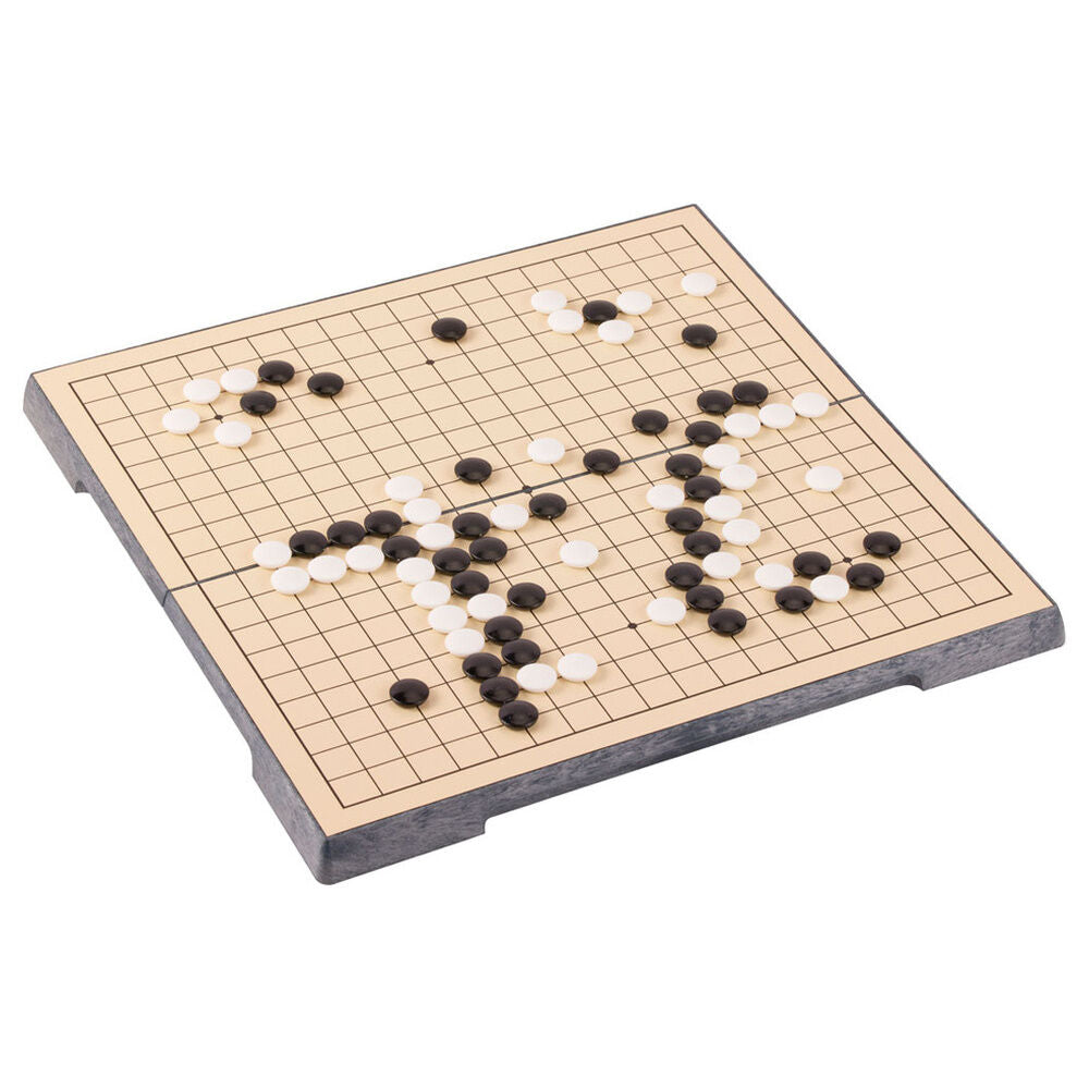 Caja del juego del Go magnético CAYRO con fichas blancas y negras - 2
