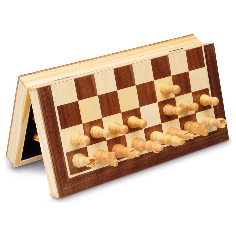 Ajedrez magnético CAYRO de madera con tablero plegable - 2